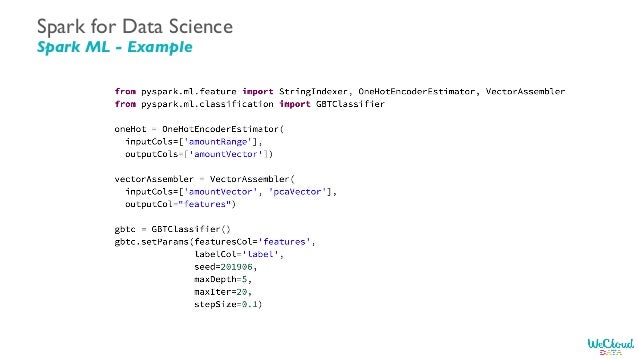 gbtclassifier pyspark example