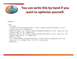 You can write this by hand if you 
  want to optimize yourself.
               i i          lf
 
