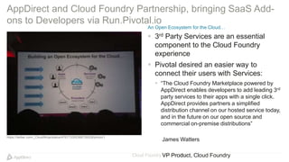 SaaS Add-on Services for Cloud Foundry Powered by AppDirect (Cloud ...