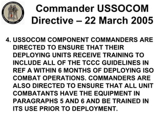 Tactical Combat Casualty Care Update: 2015 | PPTX