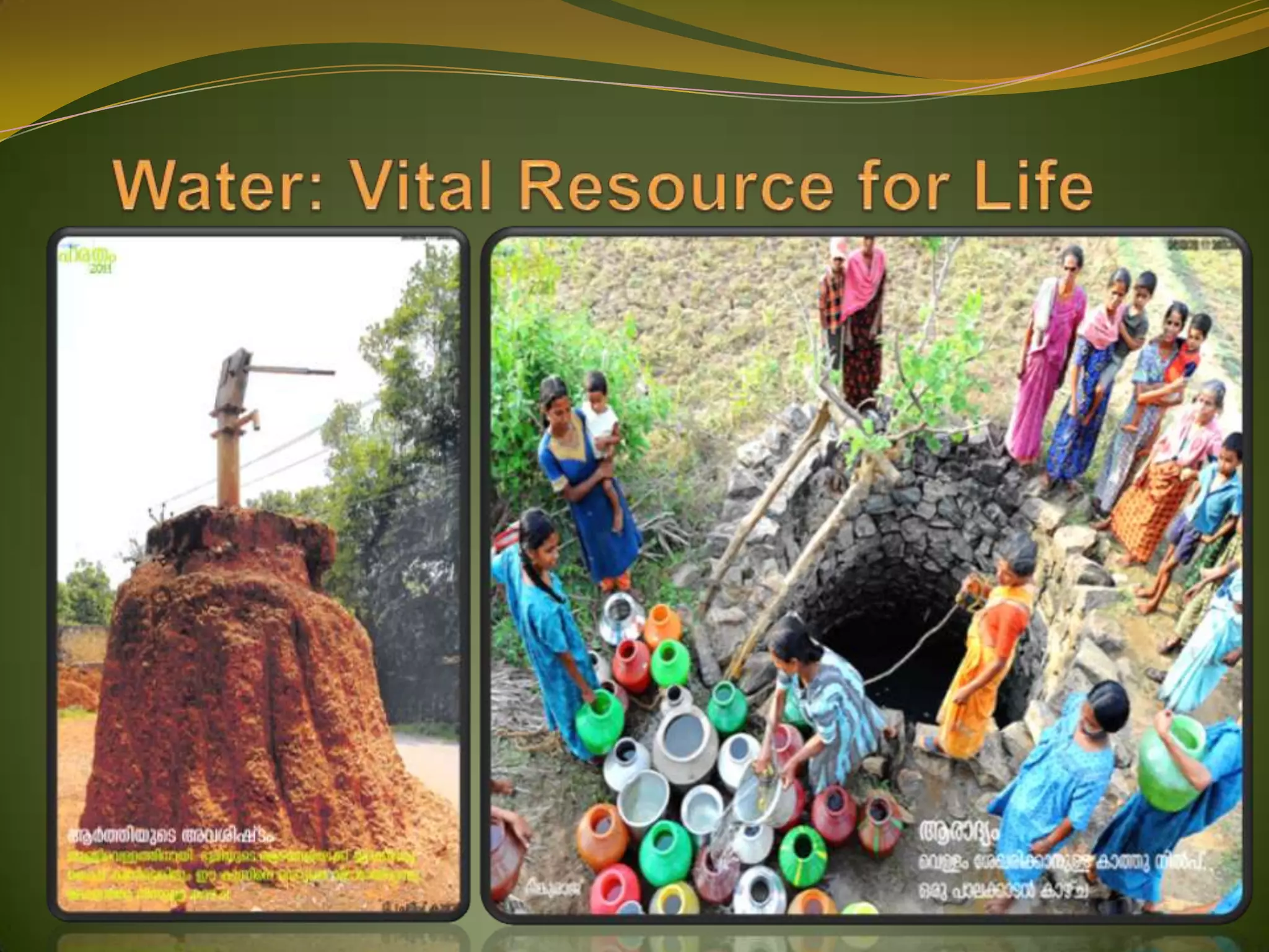 Water: Vital Resource for Life