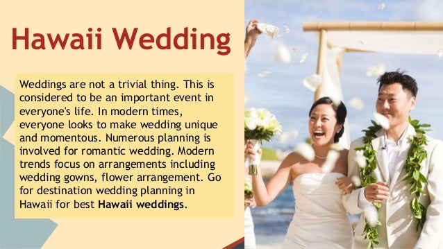 Professional Hawaii Wedding Planners