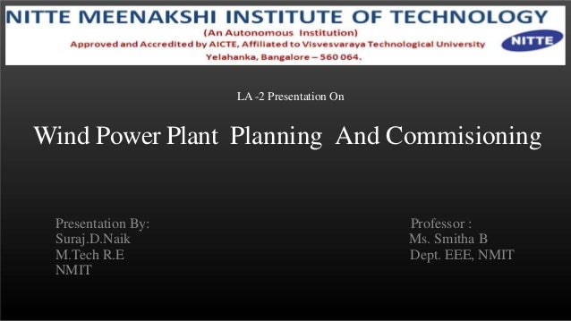 Wind Power Plant Planning And Commisioning | PPTX