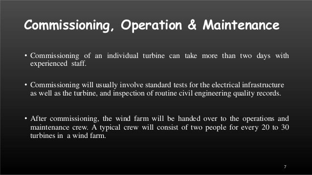Wind Power Plant Planning And Commisioning | PPTX