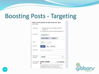 37
Boosting Posts - Targeting
37
 