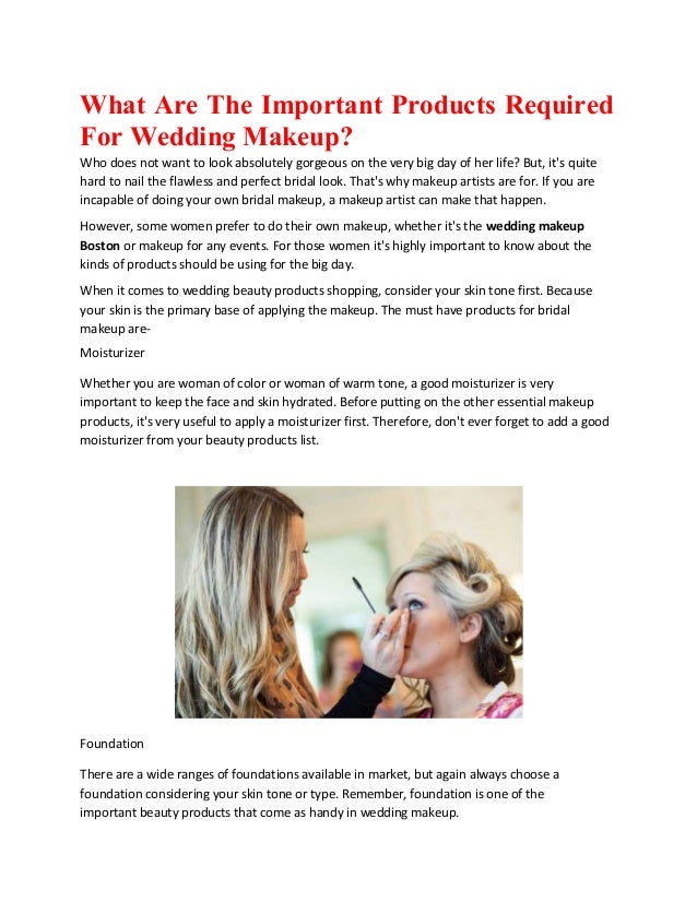 Wedding Makeup Boston