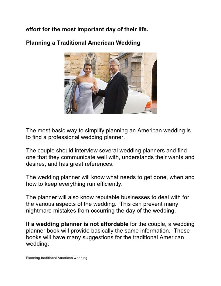 A Traditional American Wedding Made Simple