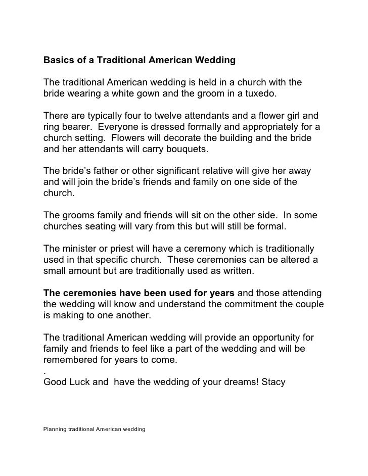 A Traditional American Wedding Made Simple