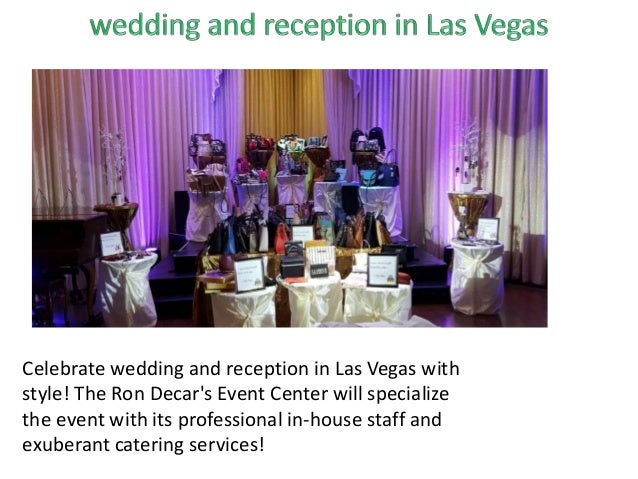 Wedding Receptions On Las Vegas Strip