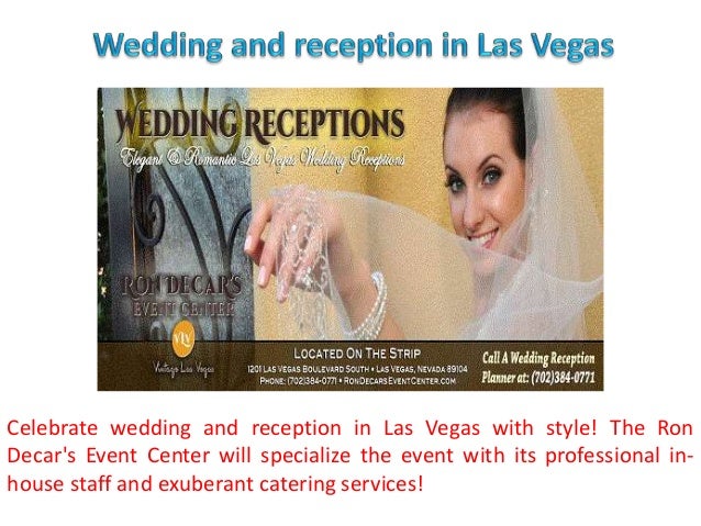 Cheap Wedding Reception In Las Vegas