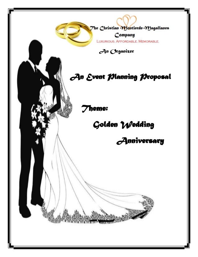 An Event Proposal: Wedding Anniversary Proposal