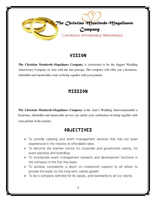 An Event Proposal: Wedding Anniversary Proposal