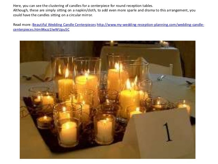 Wedding Candle Centerpieces