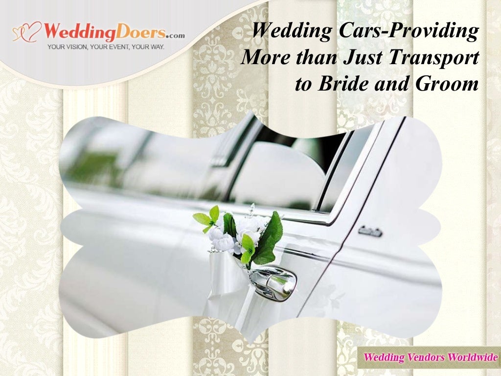 Wedding cars providing more than just transport to bride and groom