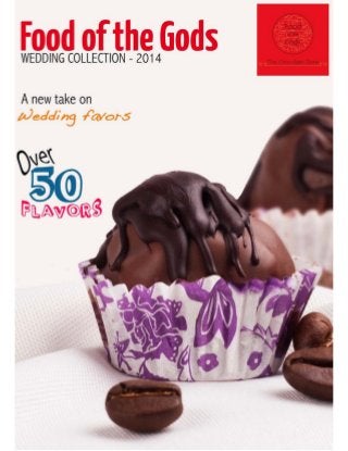 Food of the Gods Wedding Chocolate Catalogue 2014