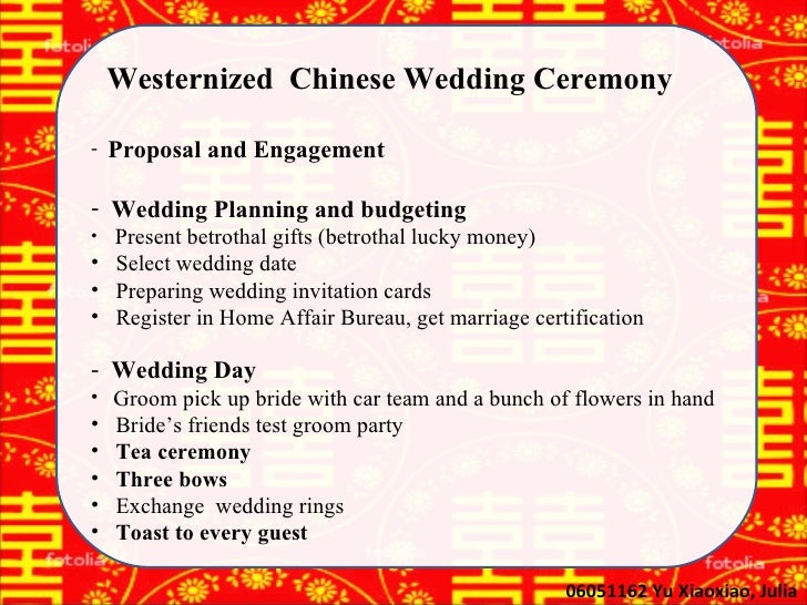 wedding ceremony in modern europe and china