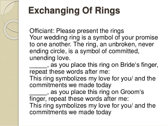 Wedding Ceremony Script For Each Wedding Type Updated List For 2018
