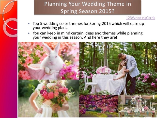 spring summer wedding color ideas 2015