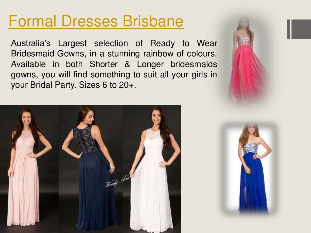 Formal Dresses Brisbane