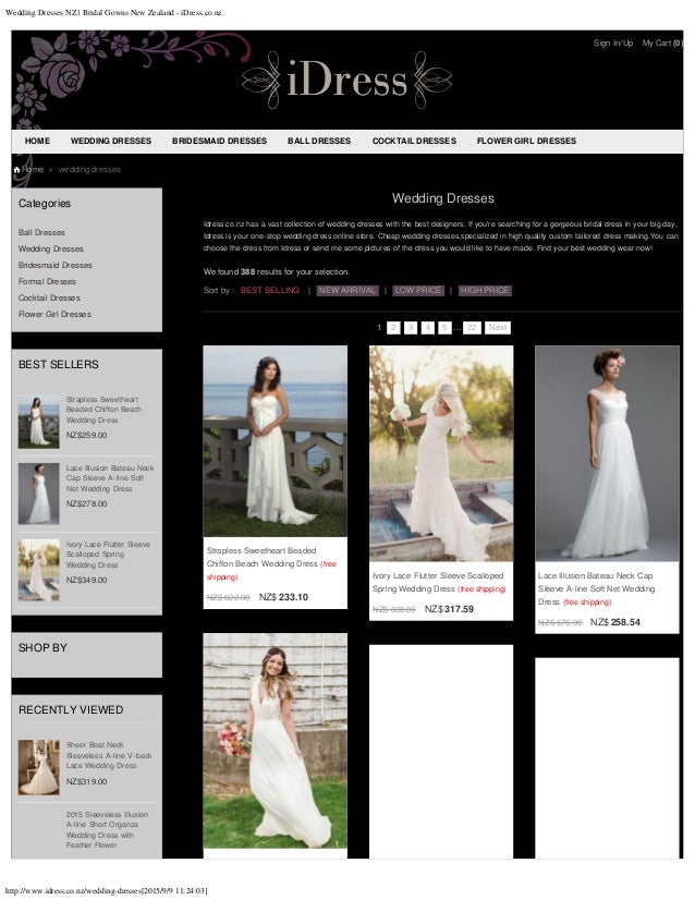 Wedding dresses nz bridal gowns new zealand idress.co.nz