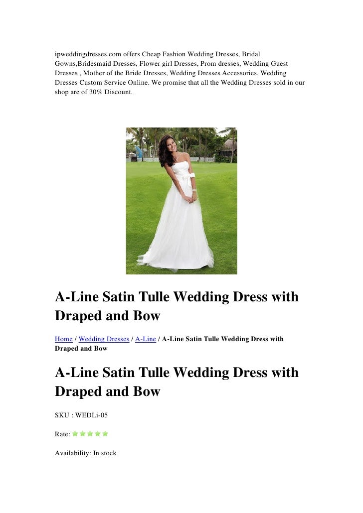 Wedding Dresses Tips