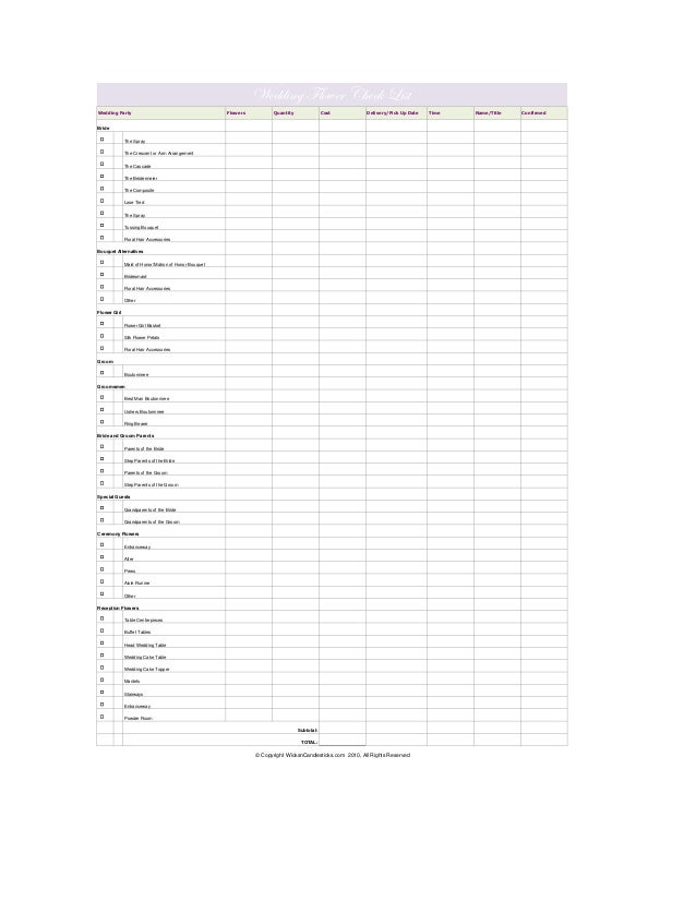 the ultimate wedding flower checklist wedding flower checklist