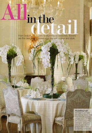 Article about Wedding Stories book in Wedding Flowers UK Magazine