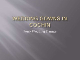 Fonix Wedding Planner
 