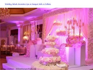 Wedding Kalash decoration tips at banquet halls in Kolkata
 