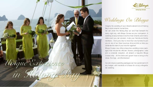 Halong Bay Wedding Package