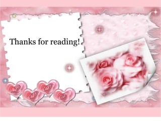 Thanks for reading! 

