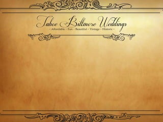 Wedding presentation