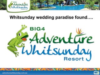 Whitsunday wedding paradise found….
 