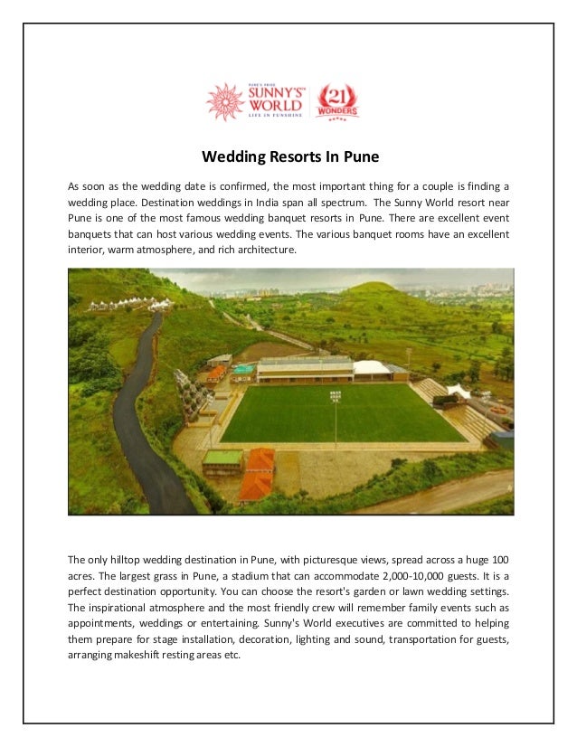 Wedding Resort In Pune Docx