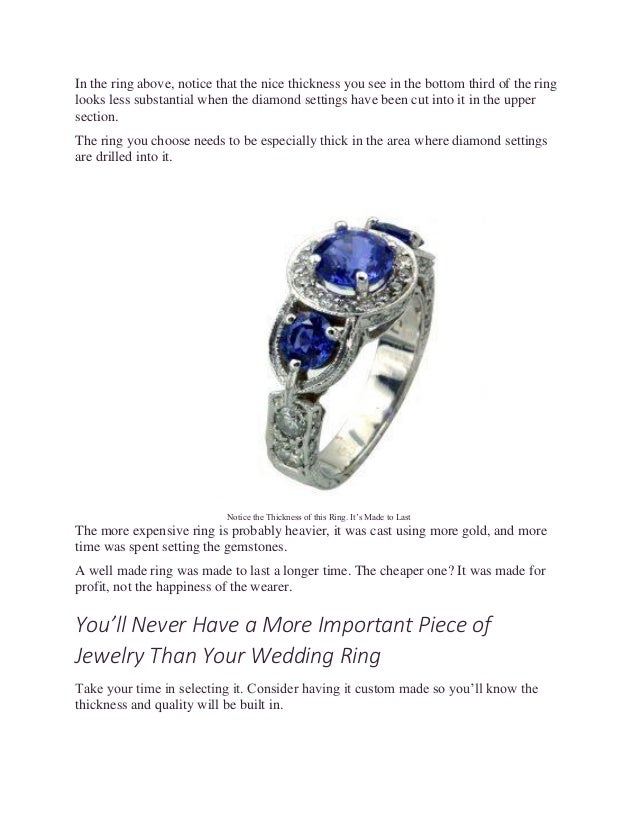 Wedding ring buyer beware, seven steps to take to avoid disaster