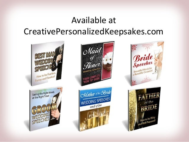 Wedding Speech Ideas