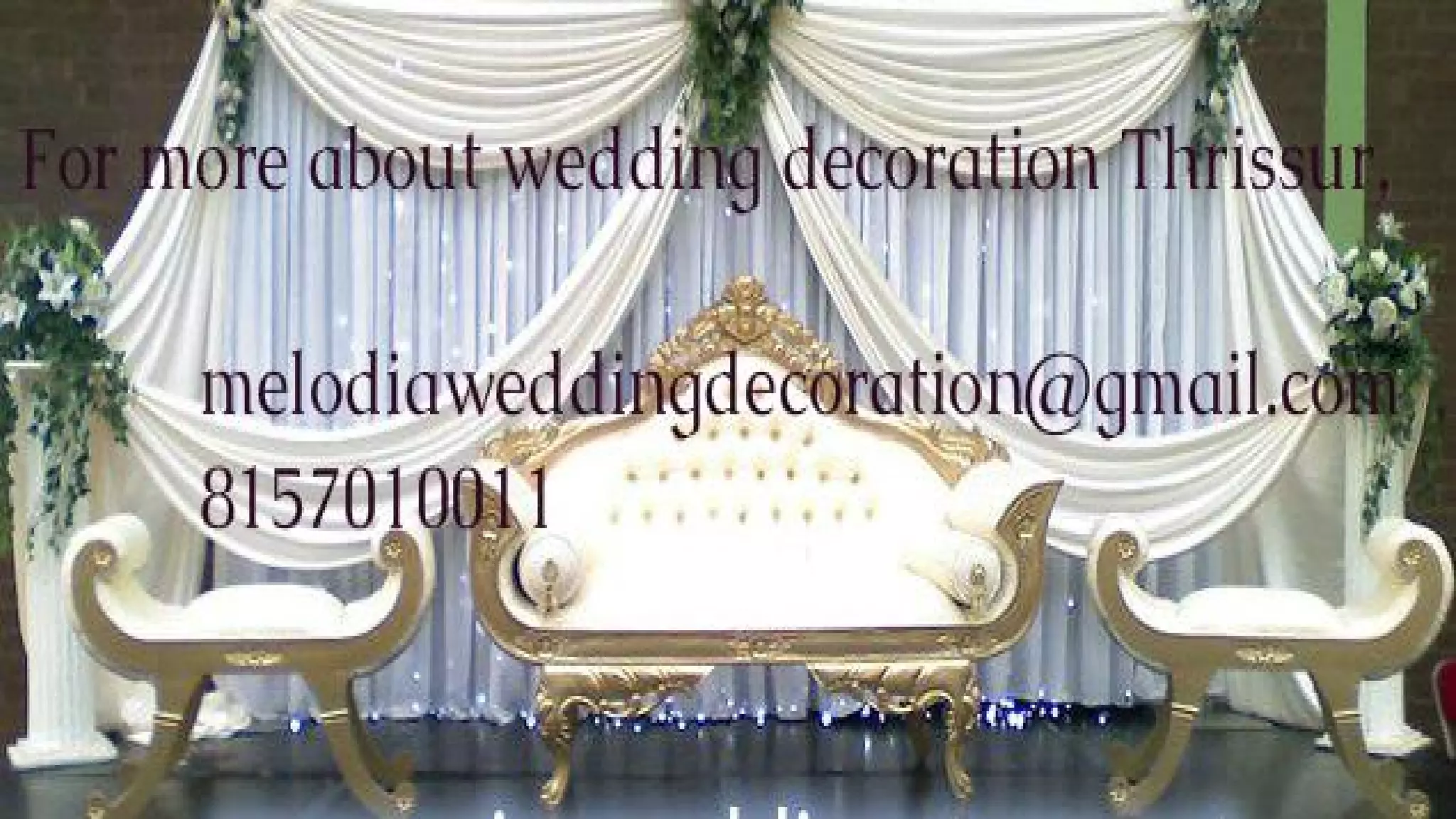 Wedding Stage Decorators Thrissur | PDF