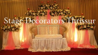 Wedding Stage Decorators Thrissur