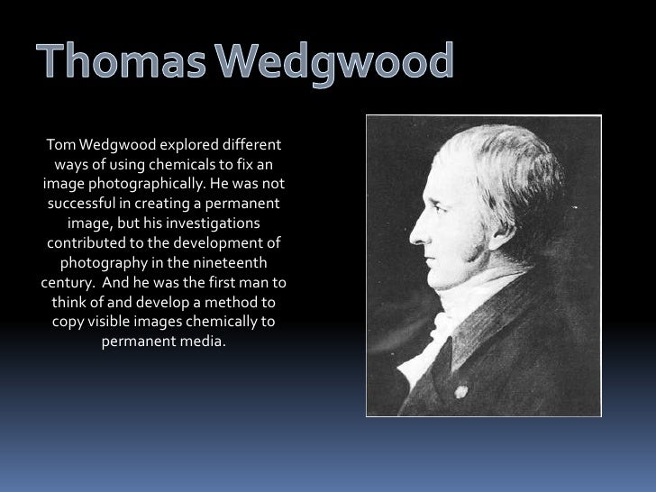 نتيجة بحث الصور عن thomas wedgwood