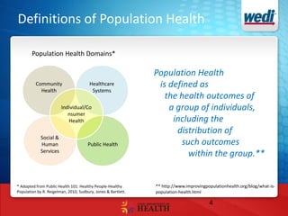Statewide Data Interoperability for Improving Population Health | PPTX