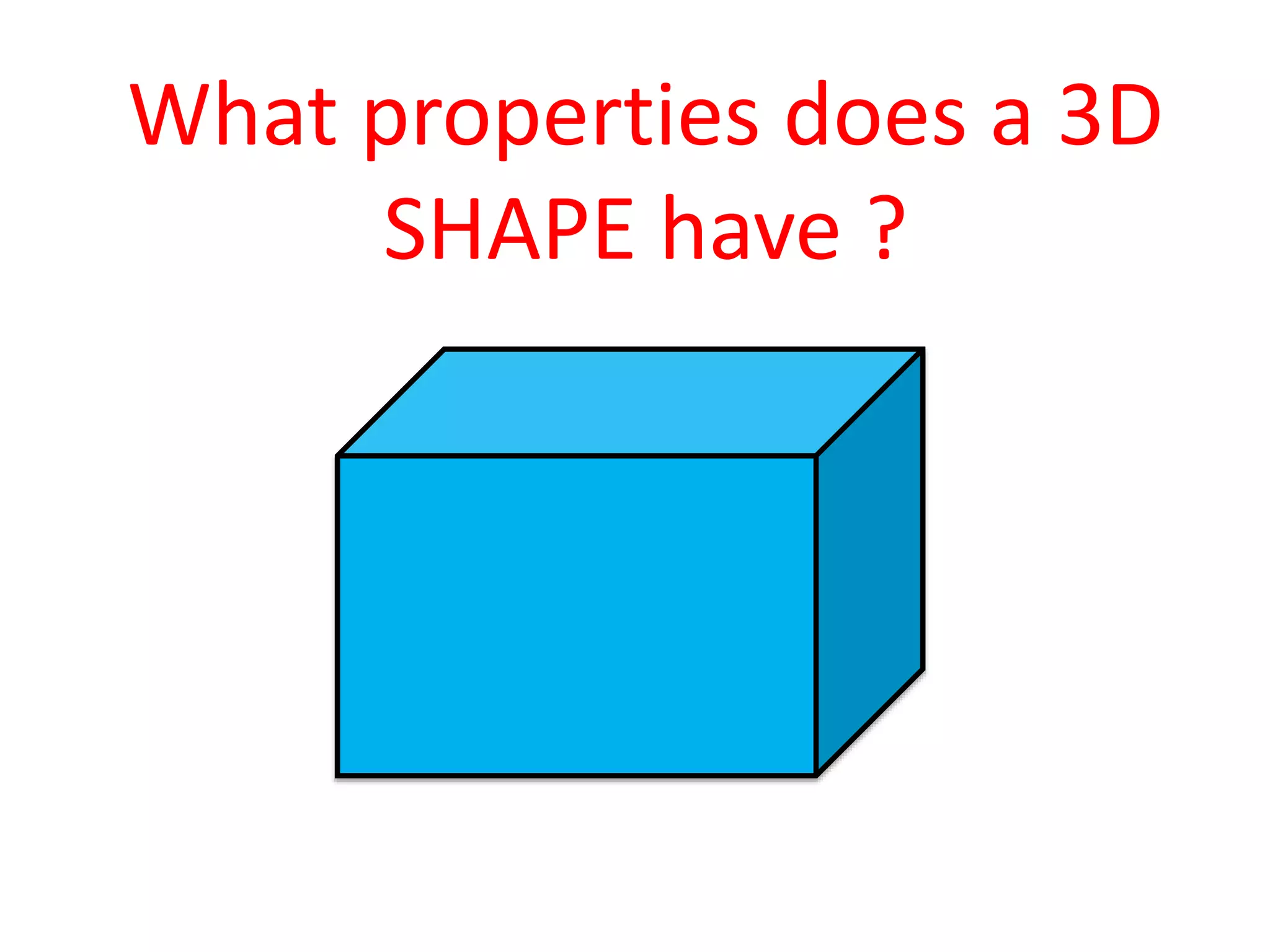 Wednesday 3d shapes ppt pptx