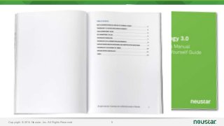 Solution: Technology 3.0 
To Change Culture 
& Technology requires: 
Cloud + platform + tools + adoption 
Copyright © 2014 Neustar, Inc. All Rights Reserved 5 
 