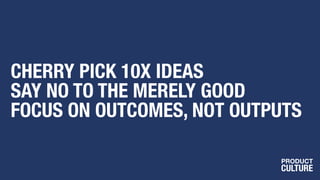 Bruce McCarthy (Founder, Product Culture) - Prioritization: Saying No To Good Ideas
