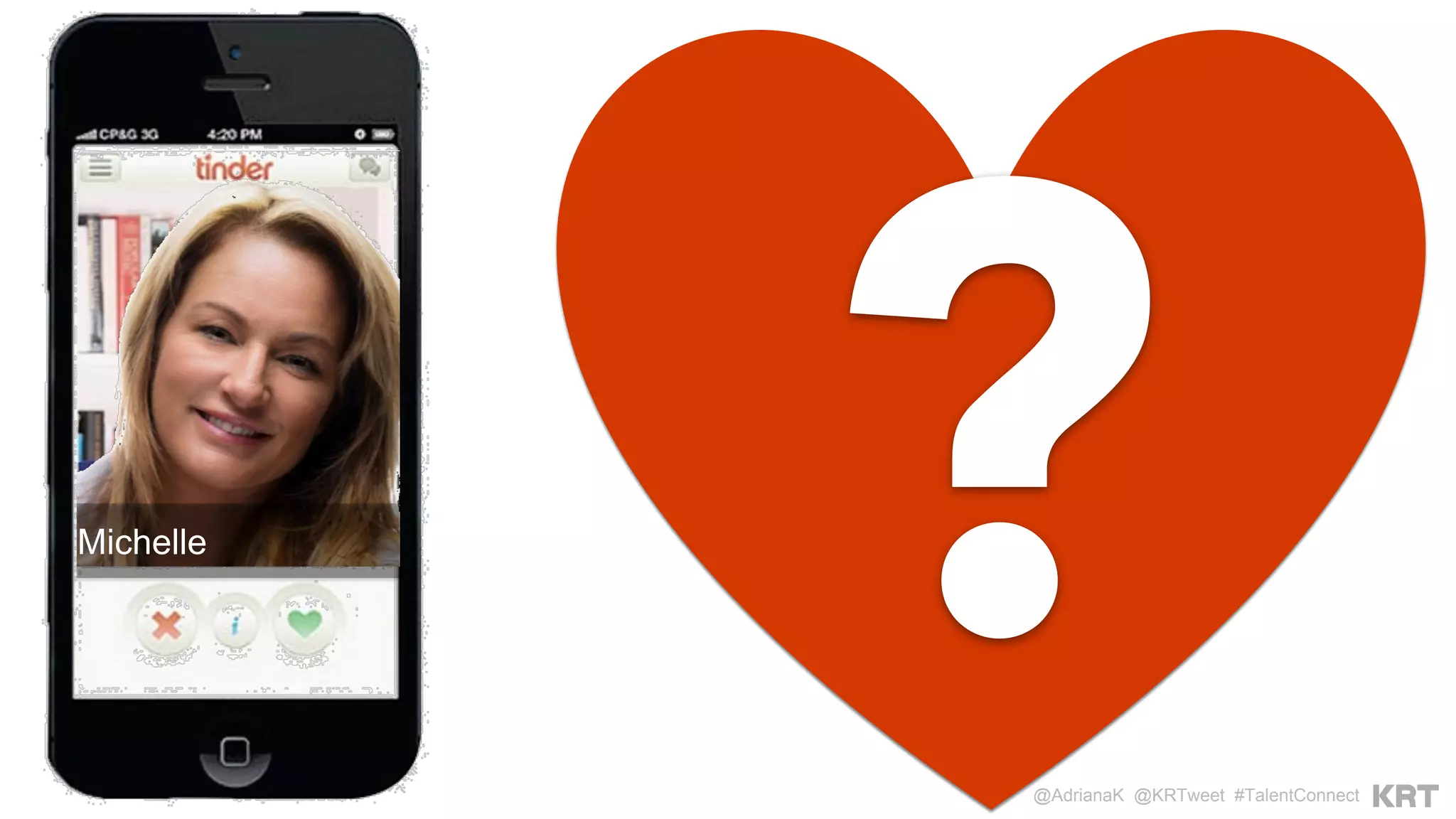 @AdrianaK @KRTweet #TalentConnect
Michelle
?
 