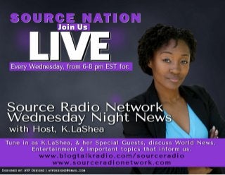 Wednesday Night News with Host K.LaShea & Special Guest, Dr. Noelle Hunter 7 30-2014