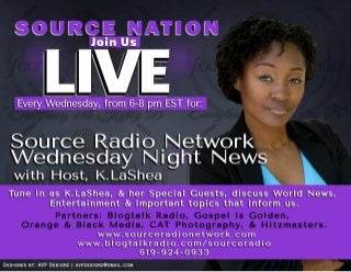 Wednesday Night News with Host K.LaShea & Special Guest, Charlotte Morrison 9-3-2014