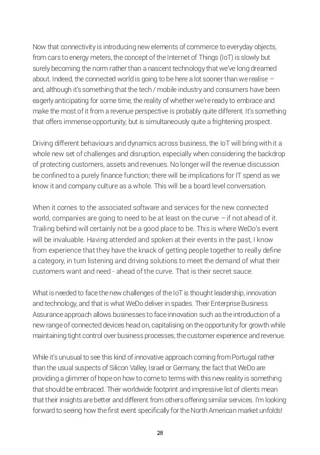 Wedo Technologies Blog Book 2015