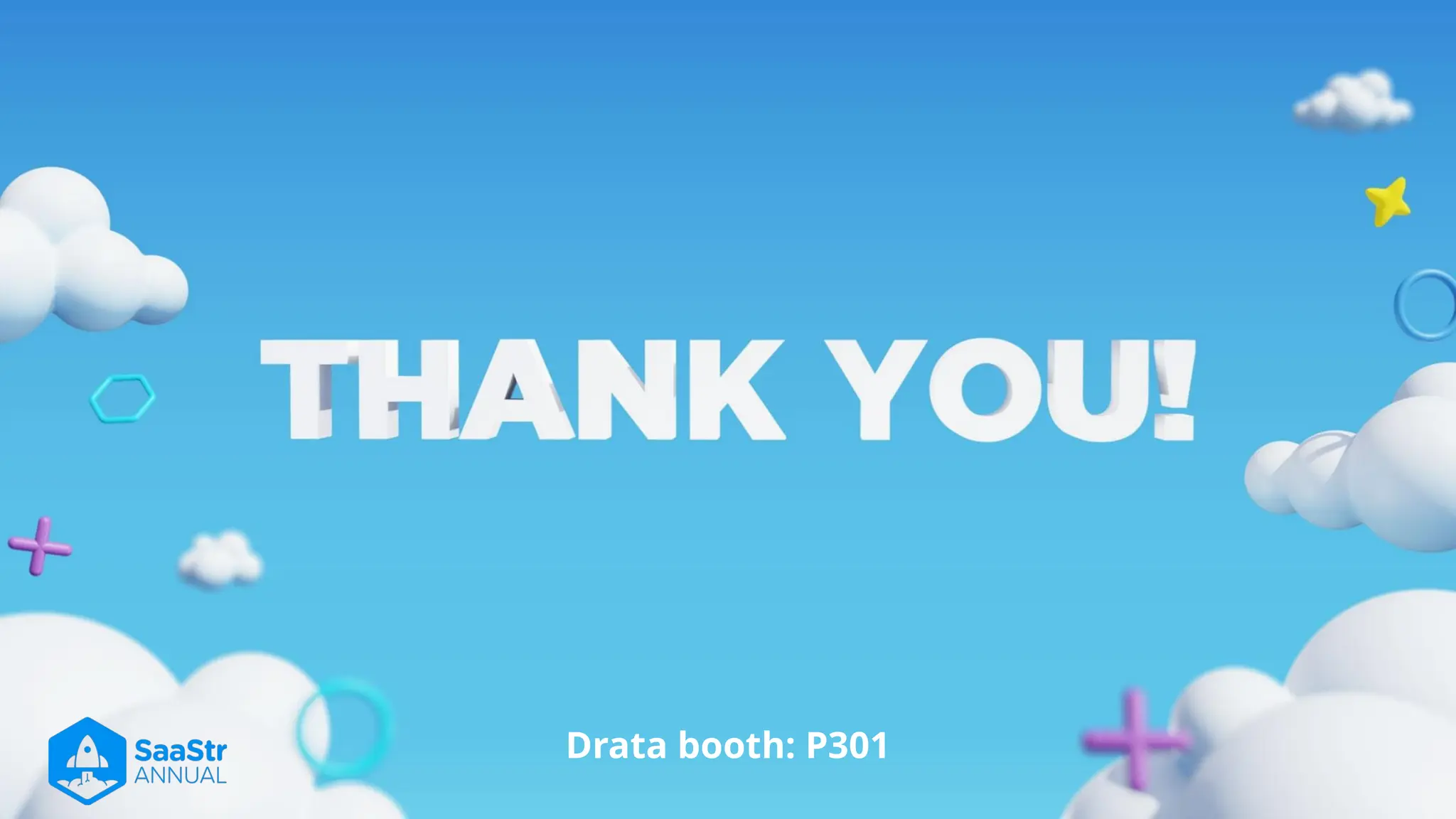Drata booth: P301
 