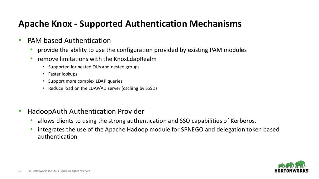 Apache Knox Hadoop Security Swiss Army Knife