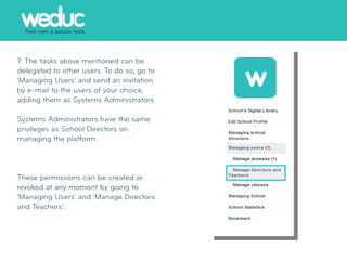 Weduc Software Weduc quick guide 2014 | PDF